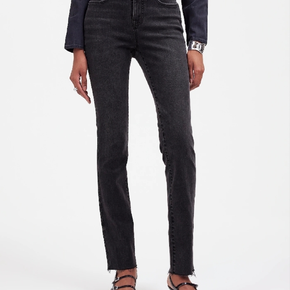 Madewell mid-rise stovepipe jeans